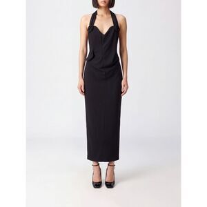 Magda Butrym Women Magda Butrym Wool Blend Halterneck Midi Sheath Dress
